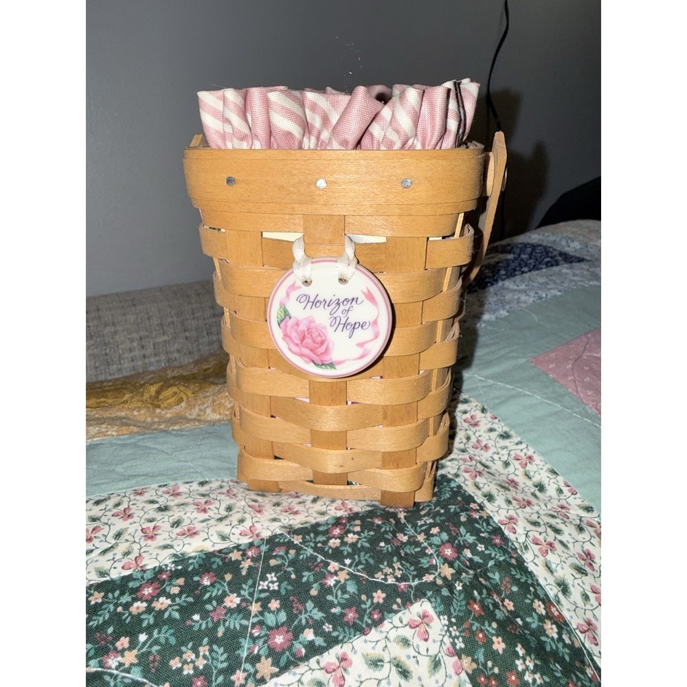 Longaberger Horizon of Hope Basket‎ Combo American Cancer Society 1998